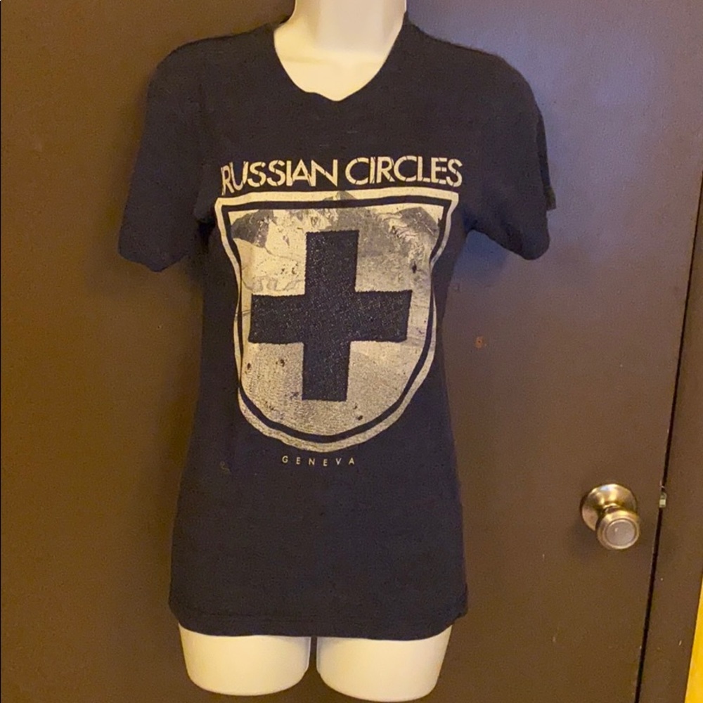 Vintage RUSSIAN CIRCLES GENEVA 2009 shirt S/M - Picture 2 of 5